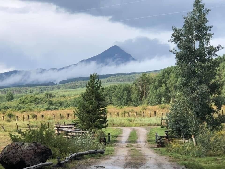 Lone Cone from Laughing Coyote Lodge