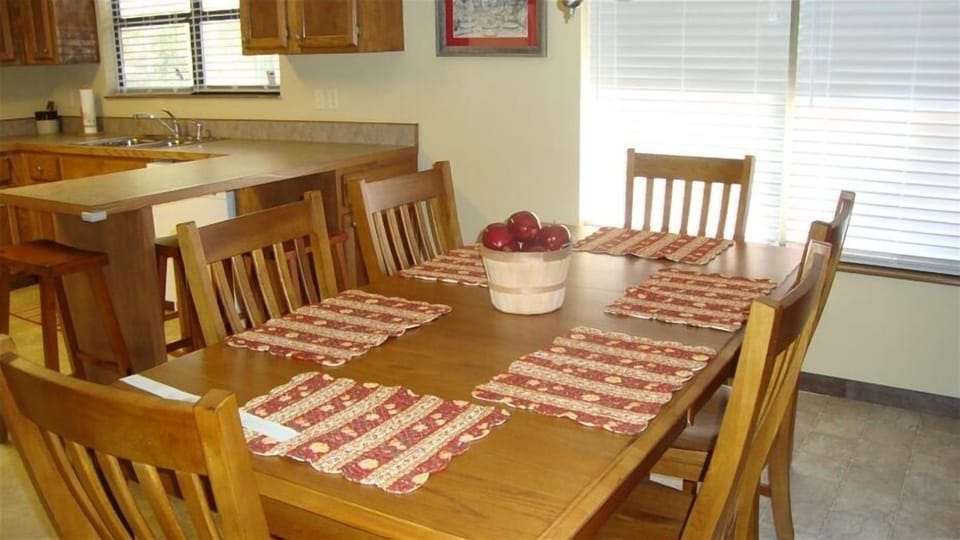 Upstairs dining area suited for large group