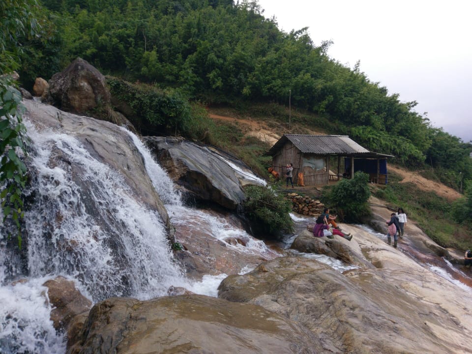 Waterfall near the property