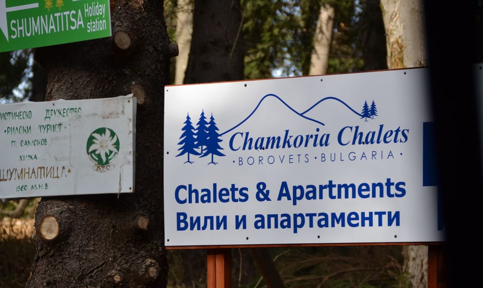 Clear signage all the way to the chalet
