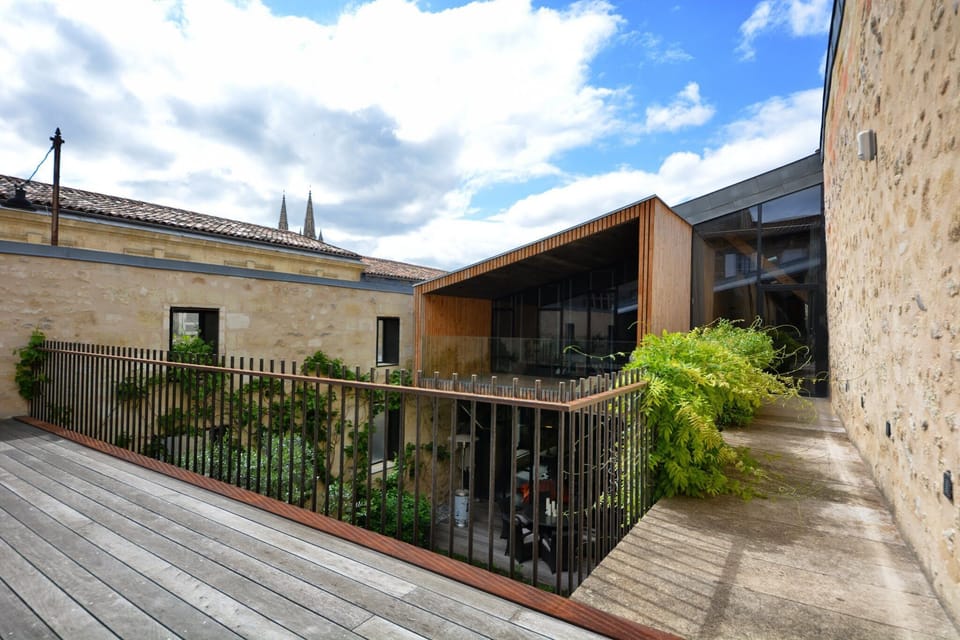 Outside: the master bedroom and its terrace