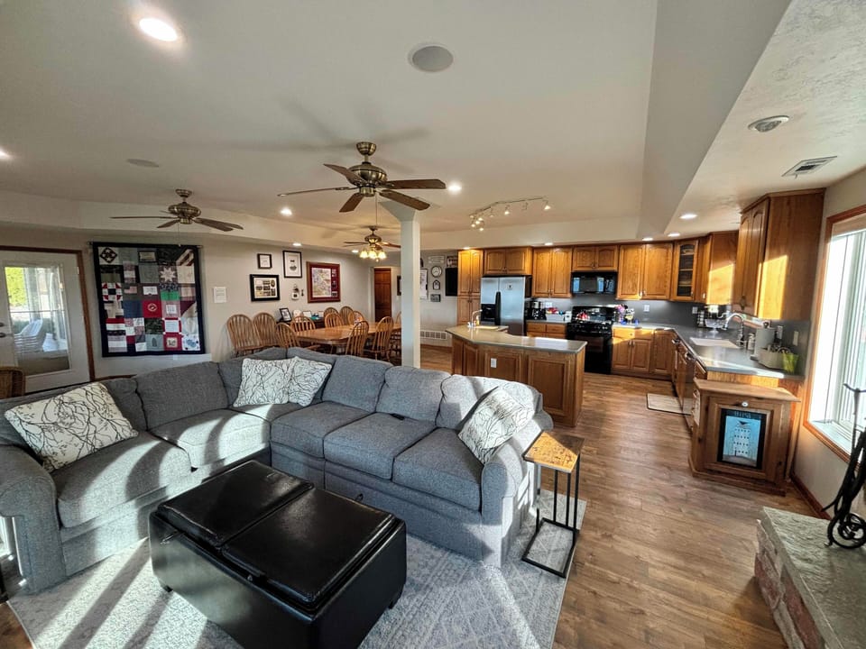 Kitchen, Dining and Family Room