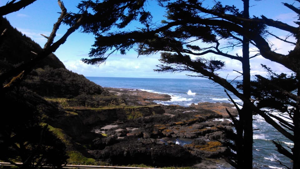 View from the Amanda Trail - the trailhead is not far from the house.