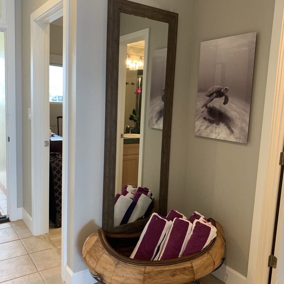 Beach towels provided for our guests