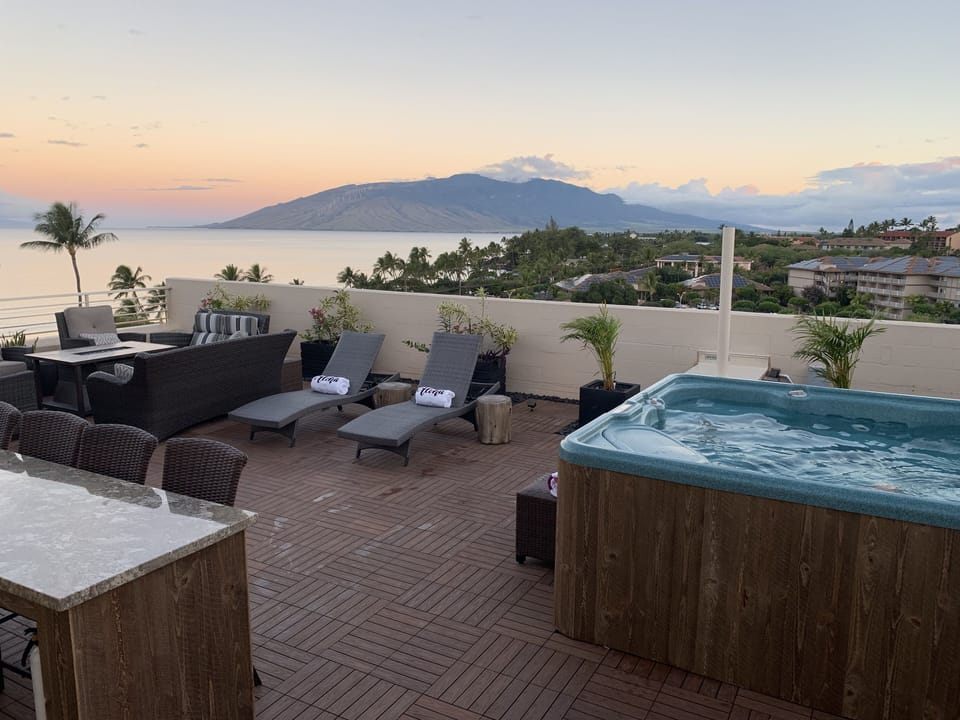 Welcome to Hala Kahiki!  Sunrise from our Condo's private deck

