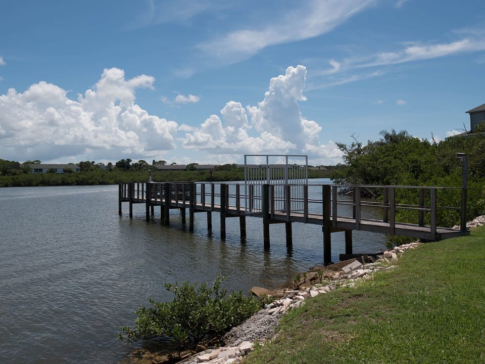 Private Fishing Pier on Intercoastal - great for viewing manatee