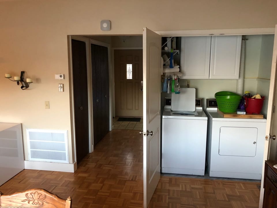 Full washer and dryer