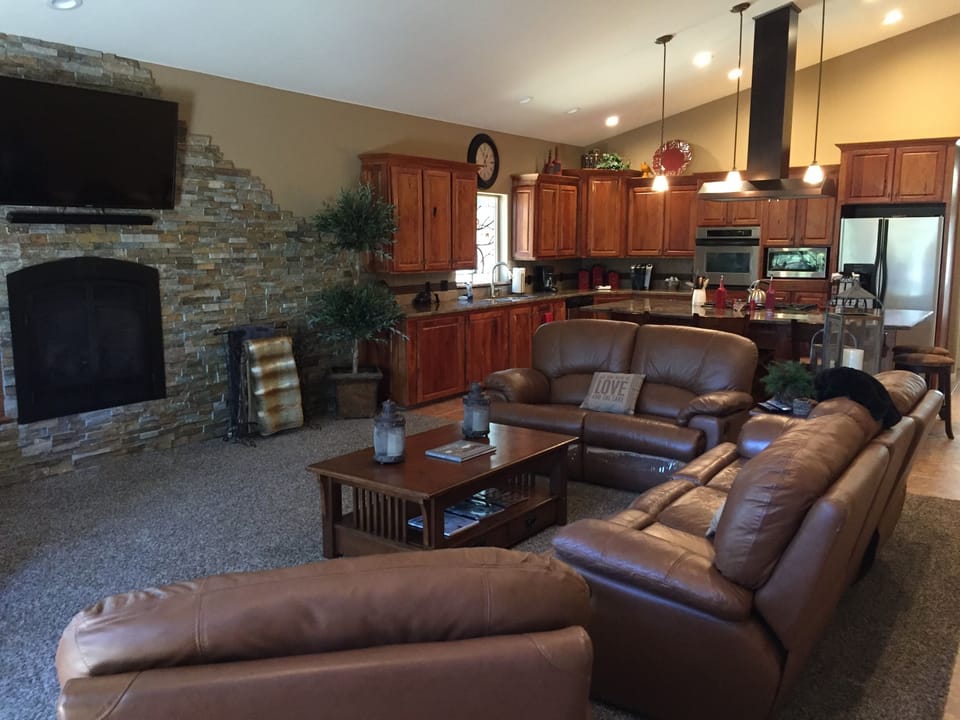 Greatroom #1 with kitchen and large island