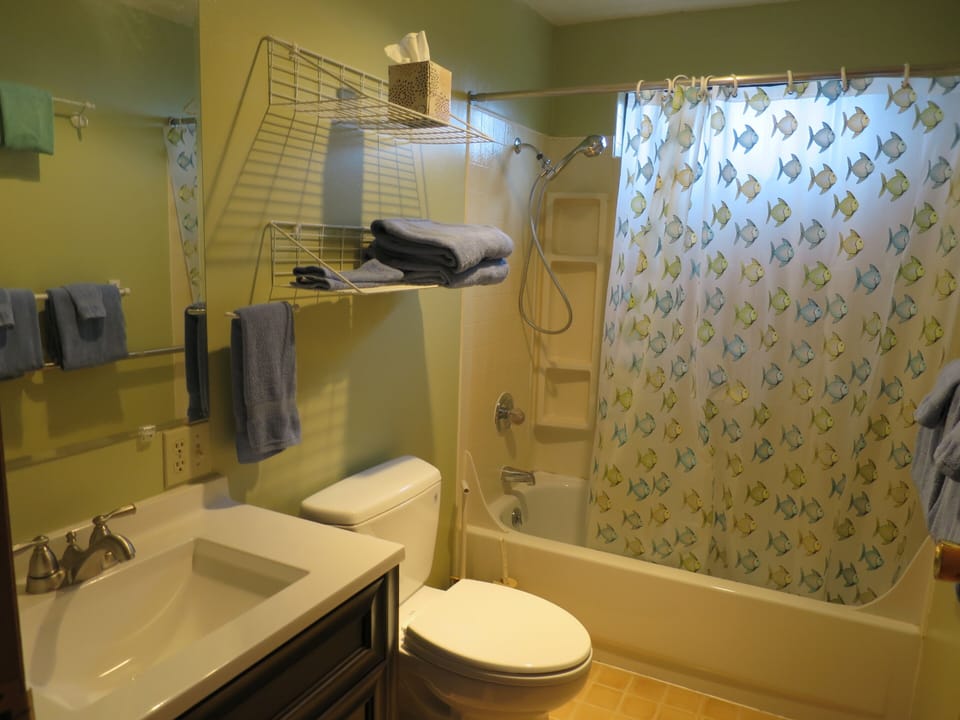 full bathroom main floor (1 of 2) has accessibility bars.