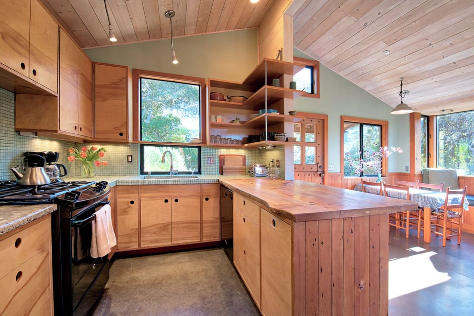 The kitchen is fully equipped and ready for you to create a delicious meal. 