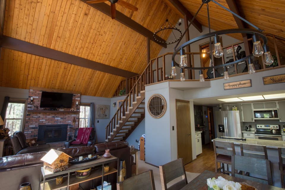 First floor view to loft