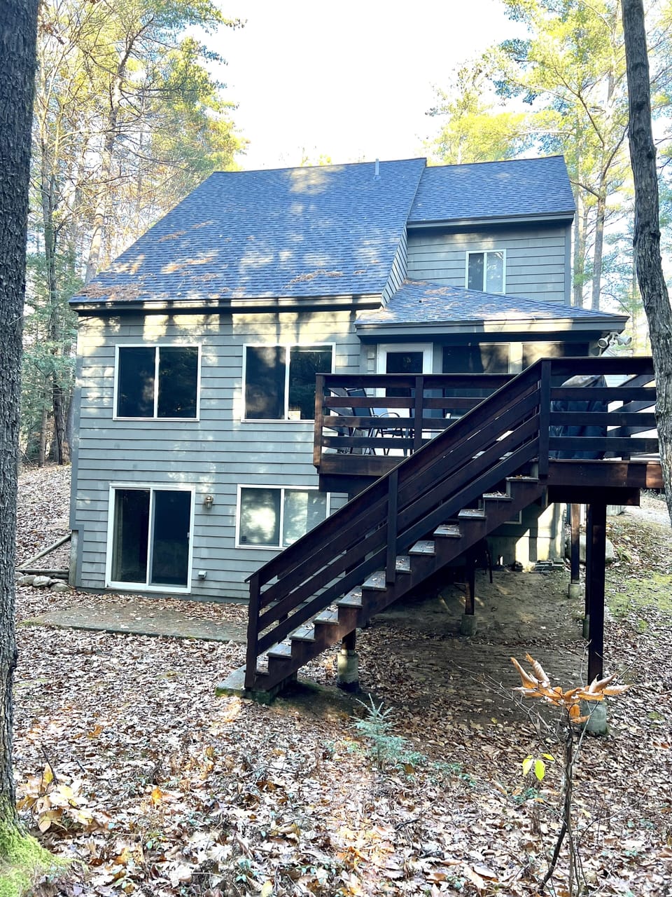 View of the back of the condo.
