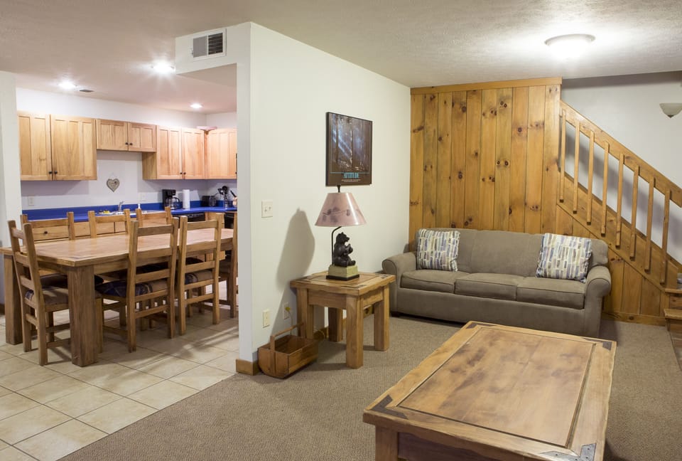 Kitchen and living room - first floor.
