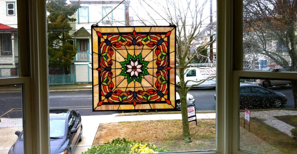View from sitting room.
