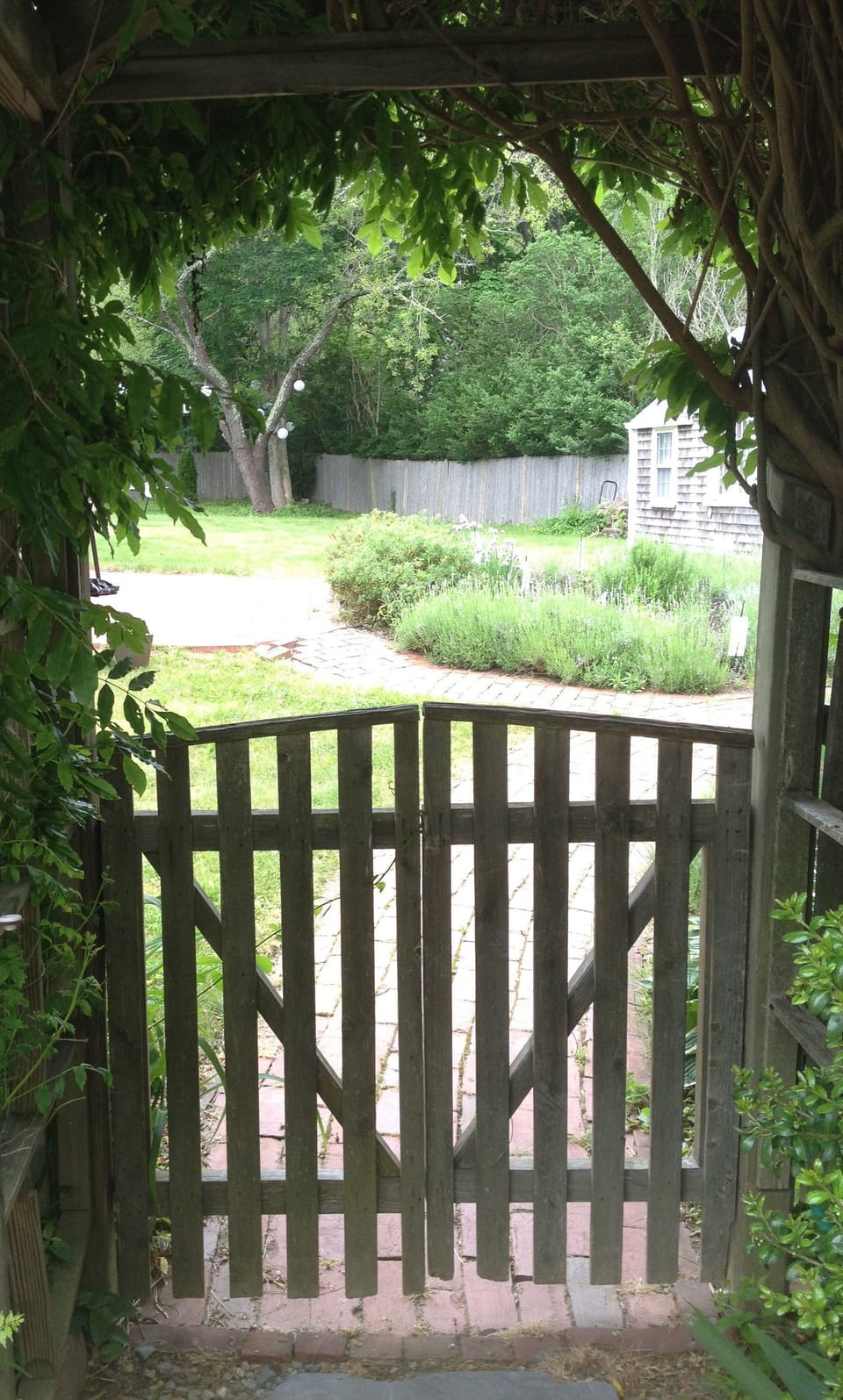 Gate to yard
