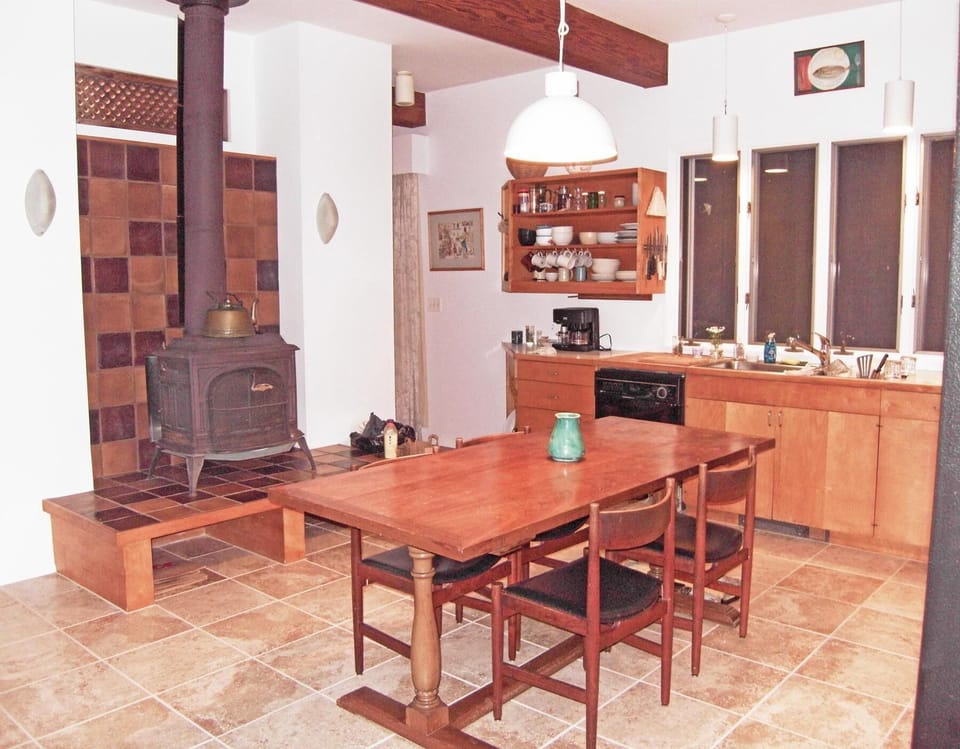 Spacious kitchen.