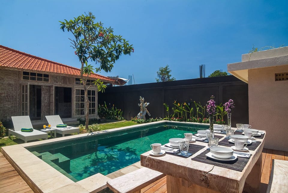Pool and garden