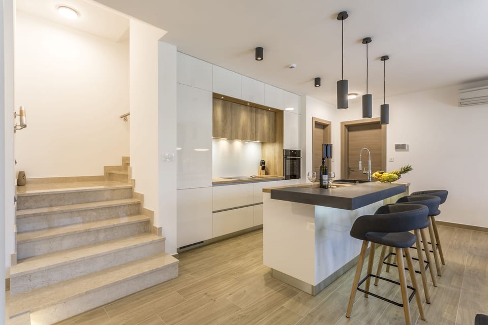 Dining and kitchen area.