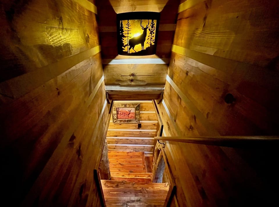 Stairs to lower level