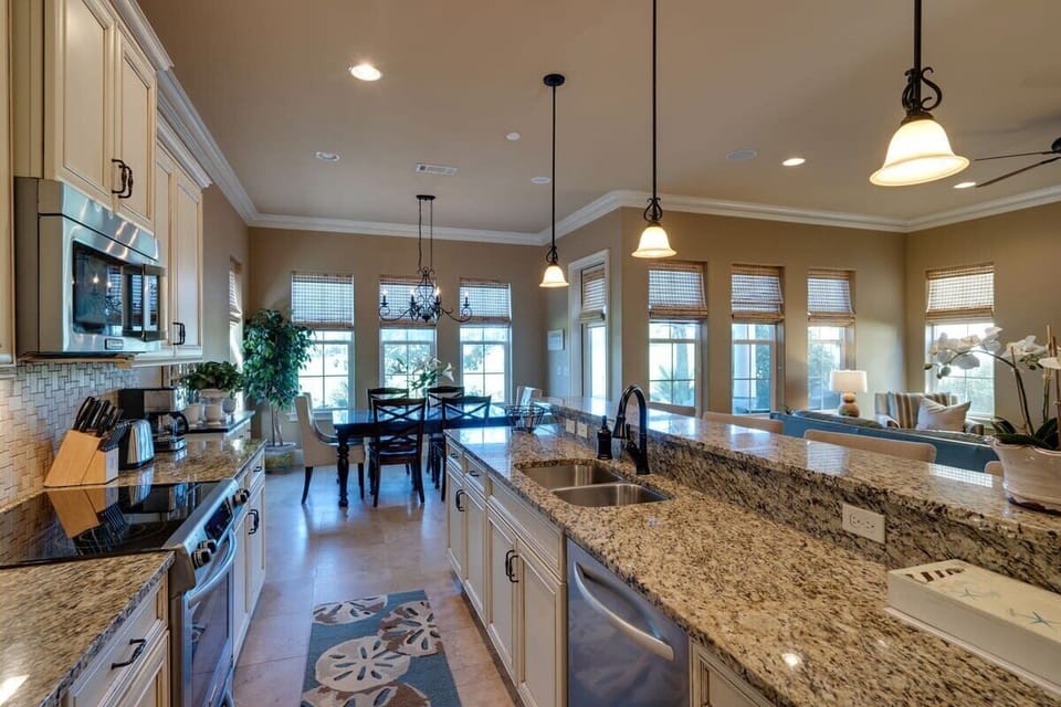 Open Kitchen/Dining/Living Room