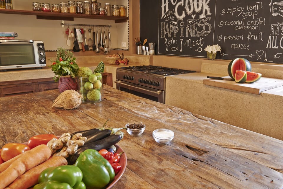 The kitchen, very important in Casadamare...