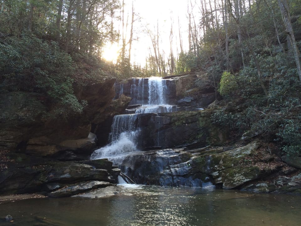 Waterfall Rappel with Green River  Adventures