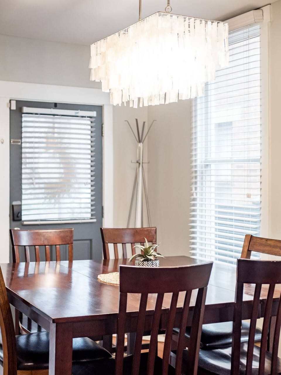 Dining area with seating for 8.