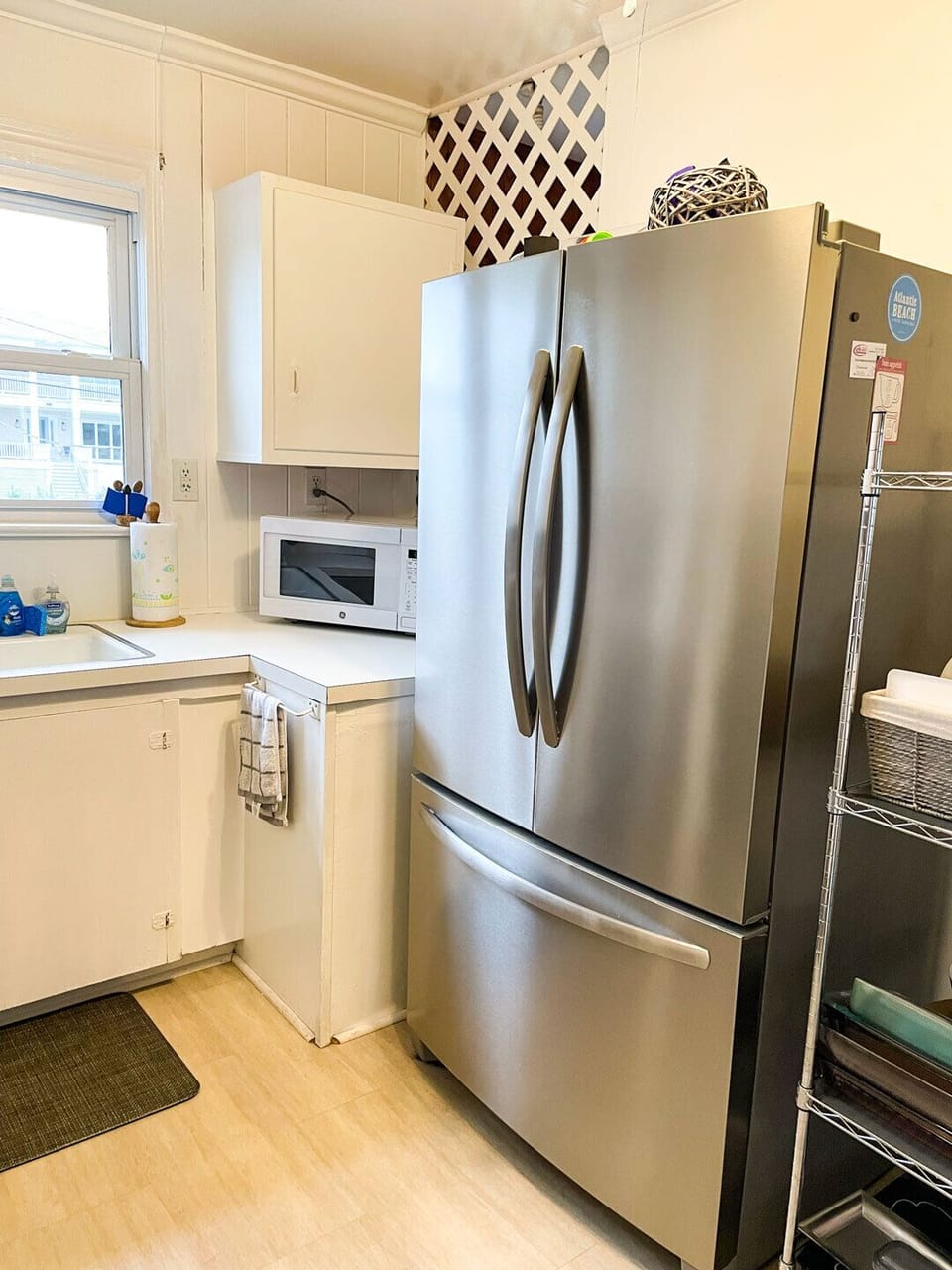 Kitchen, brand new commercial grade refrigerator