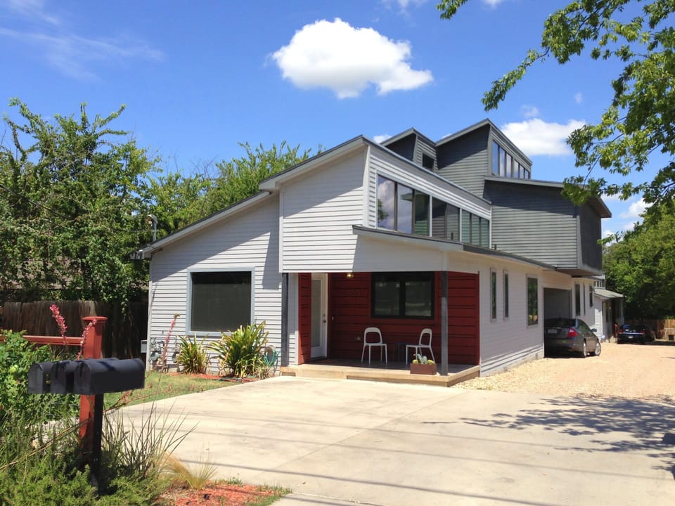A modern two story boutique property minutes from downtown Austin, airport & UT.