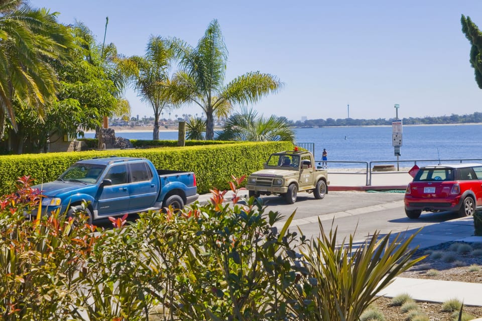 The house is just steps from Mission Bay