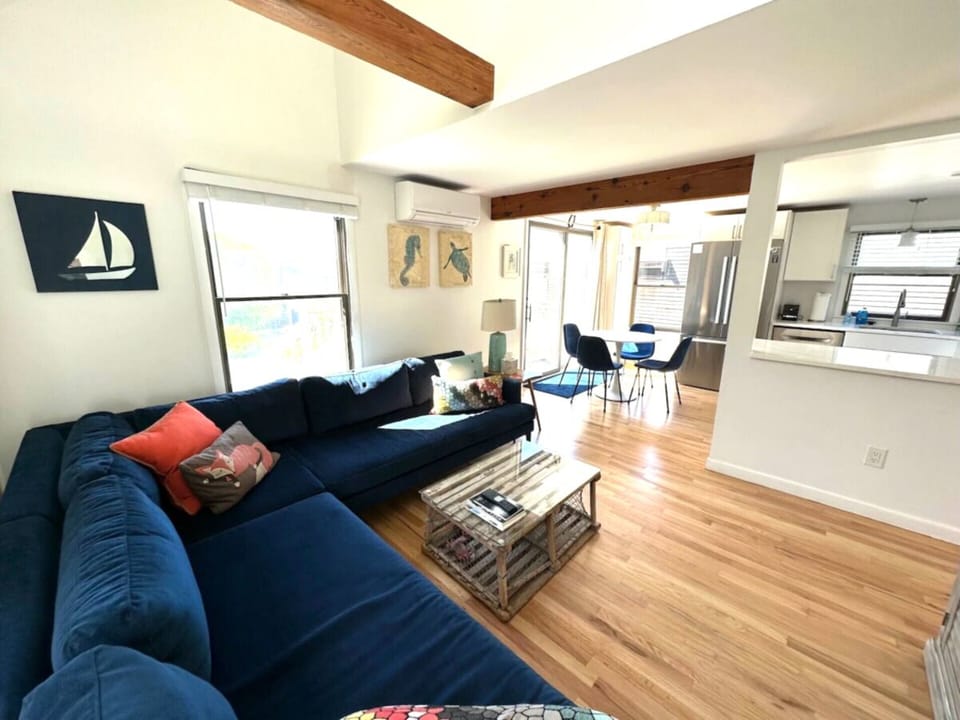 From living room to dining area and kitchen - open floor plan