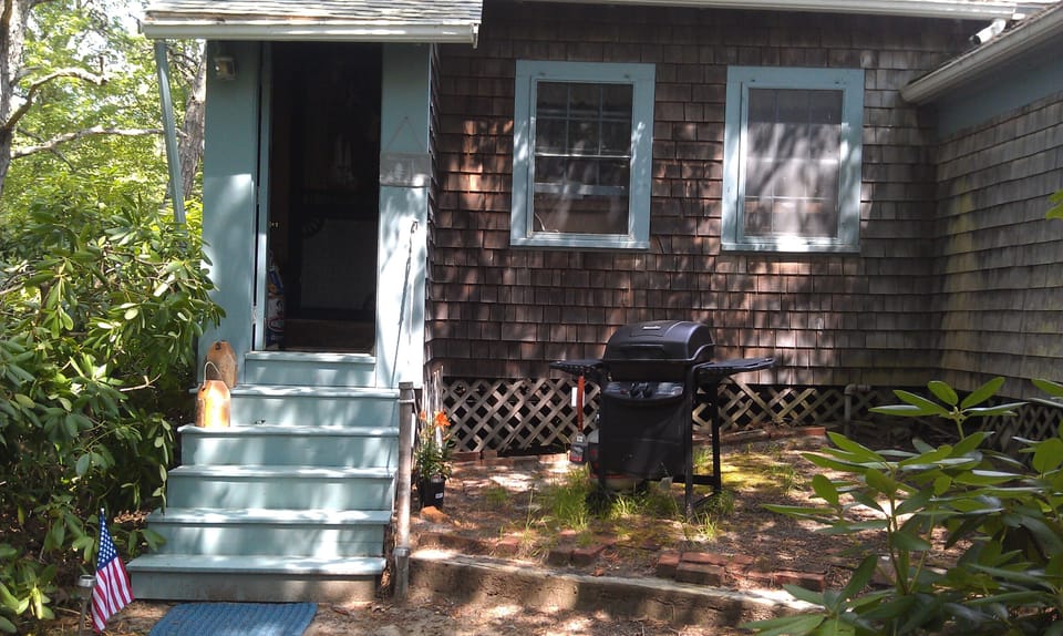 Front door of the Summer Side cottage.