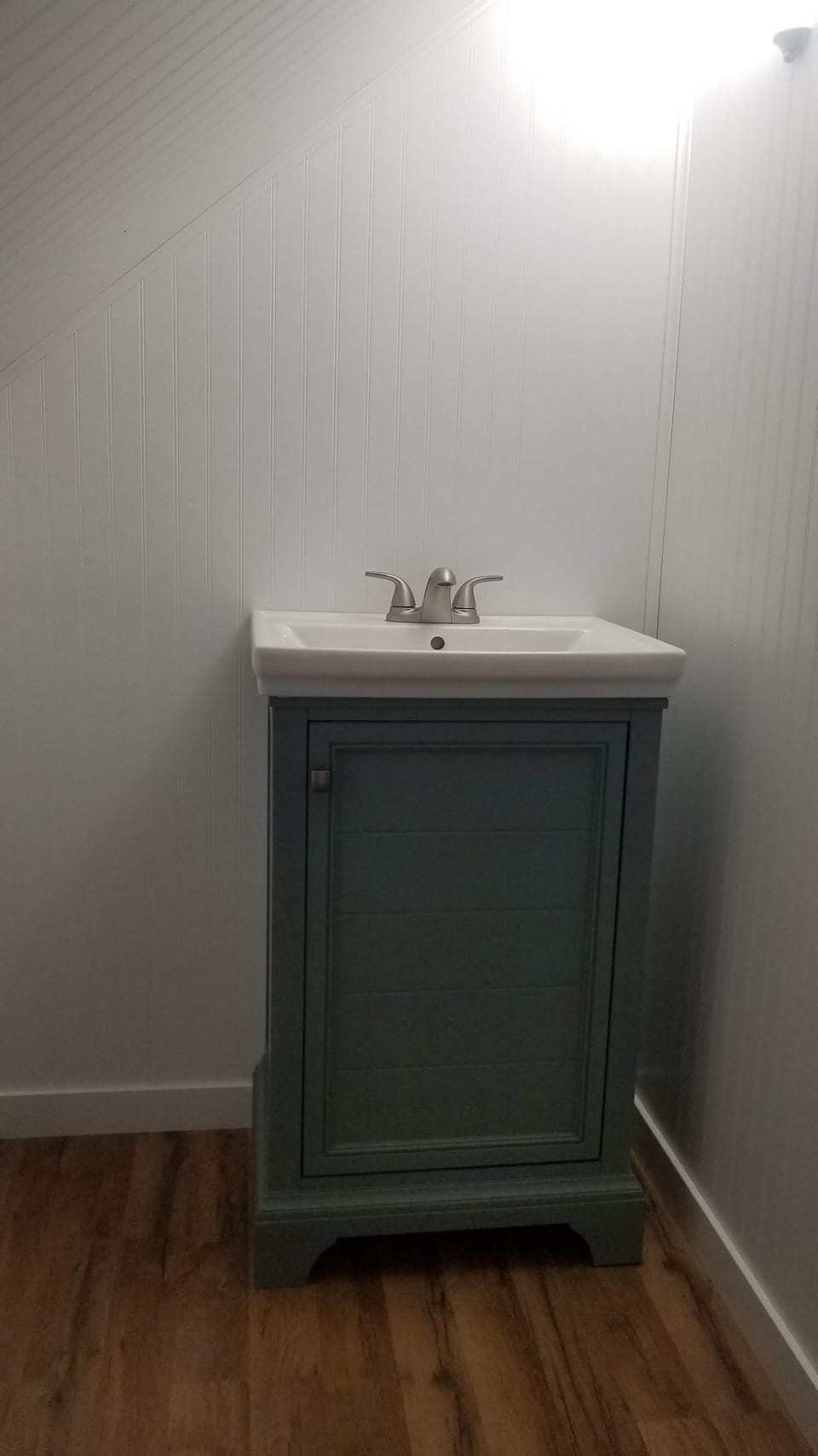 vanity in half bath