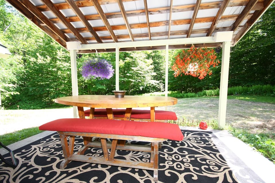 Back Deck with Grill.