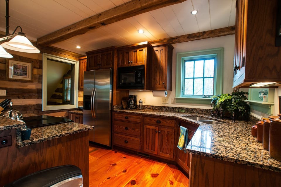 Fully stocked kitchen