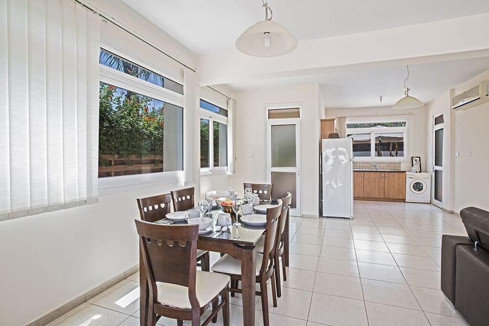 Dining area and kitchen