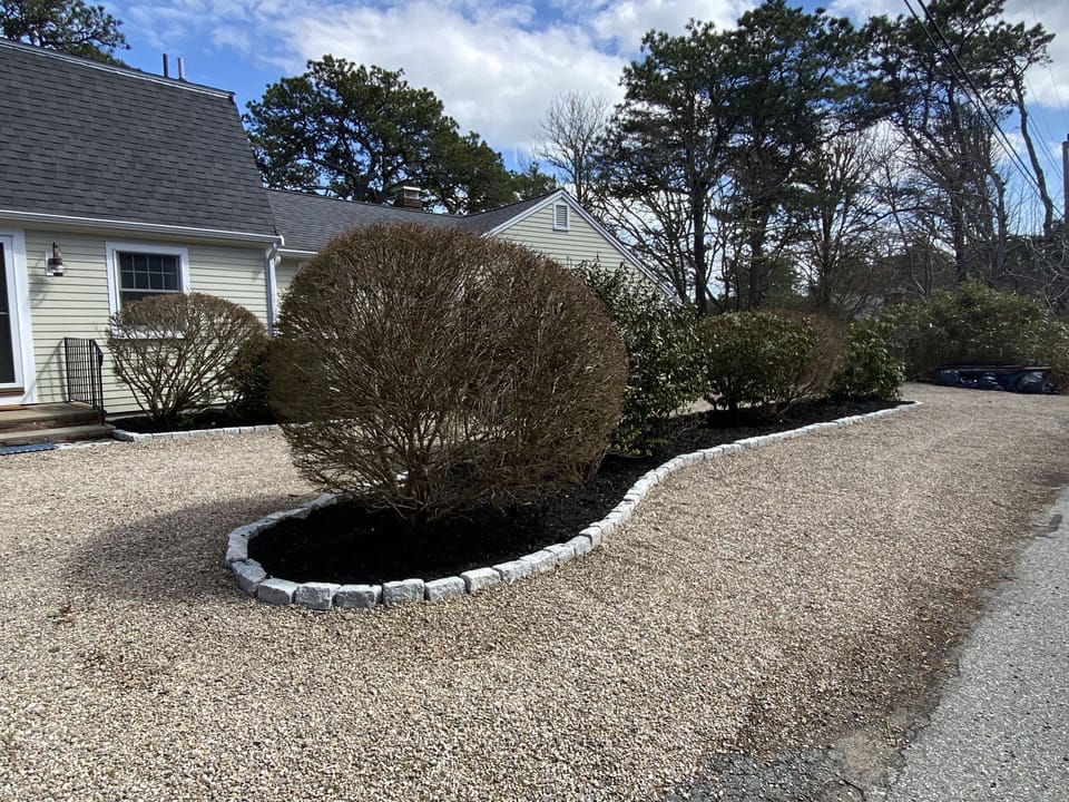 Front of house with ample parking and circular drive