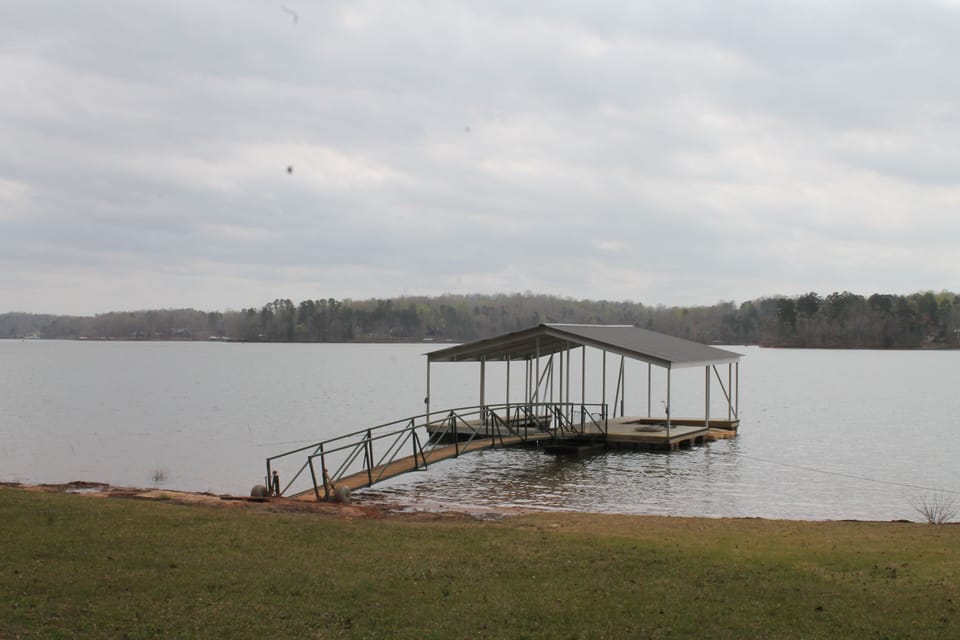 Our dock is movable so we always have water 