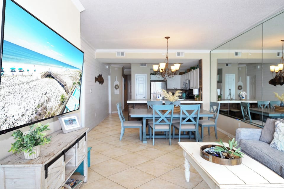 Living Room - 
Gulf Dunes 609 Fort Walton Beach Okaloosa Island Vacation Rentals