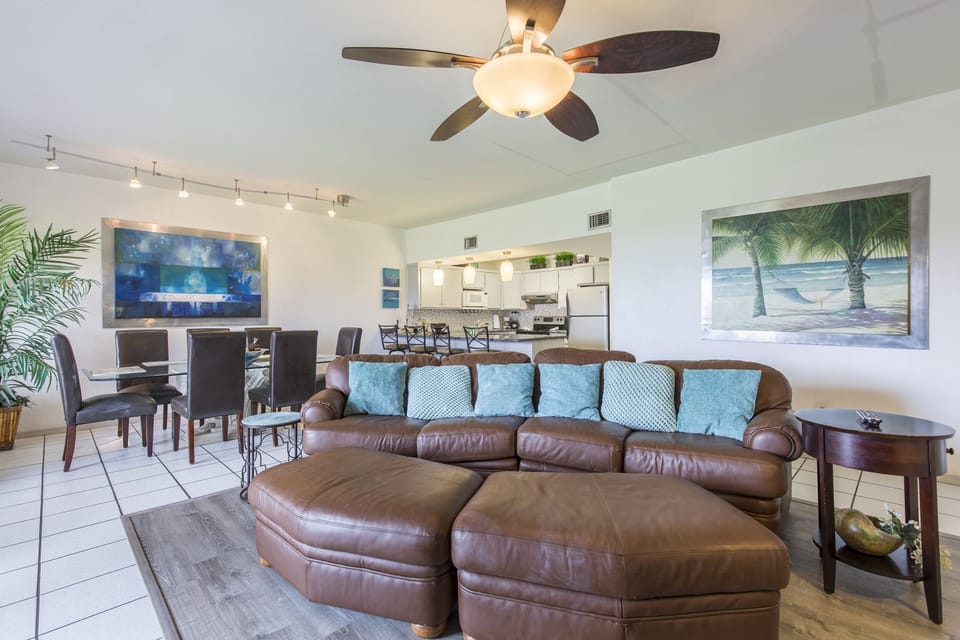 Open concept Living and Dining Area
