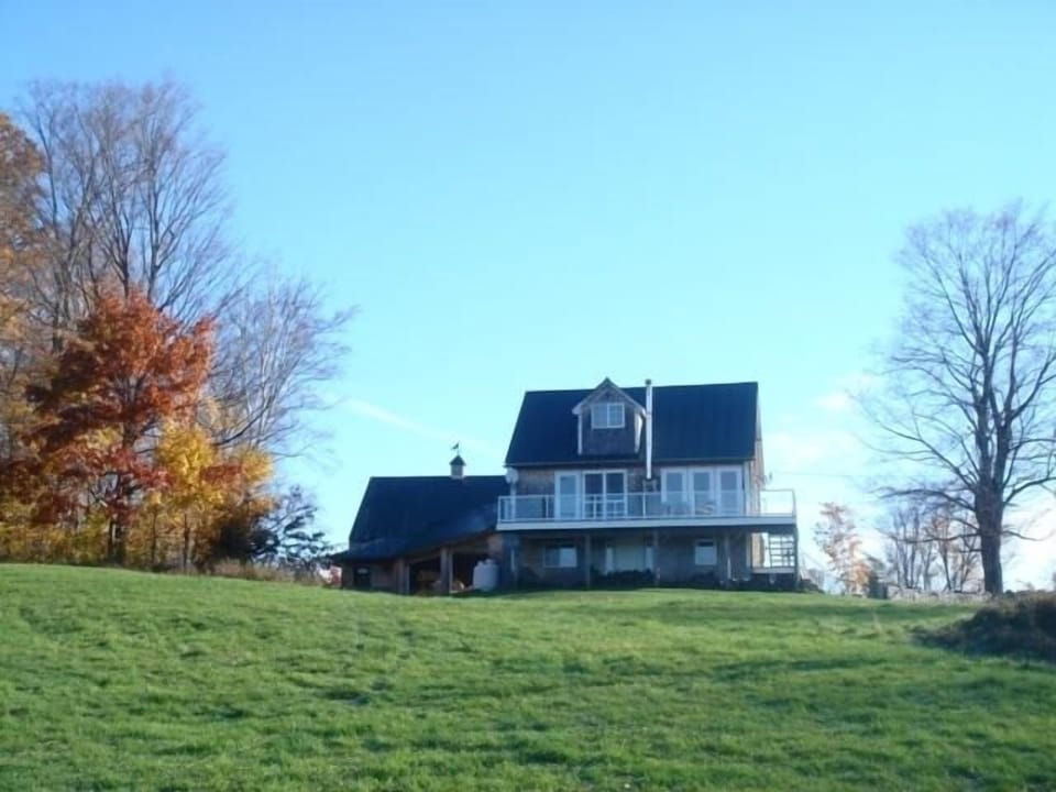Back of Secluded Vermont Rental