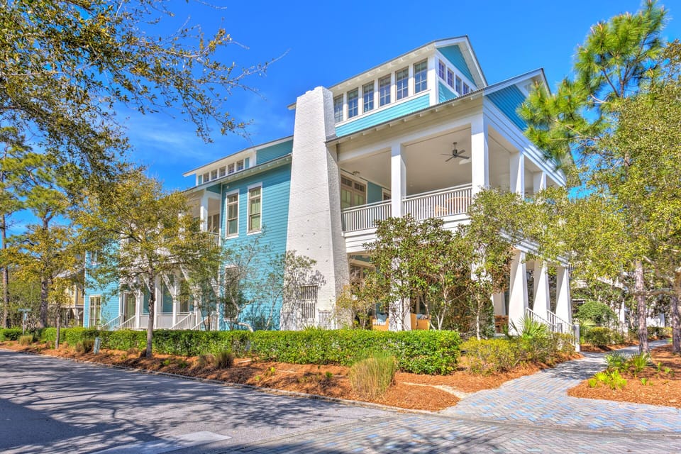 Front of our house "Big Blue".