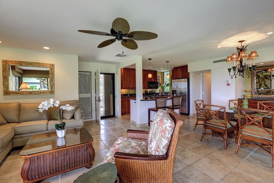 Comfortable, open living area