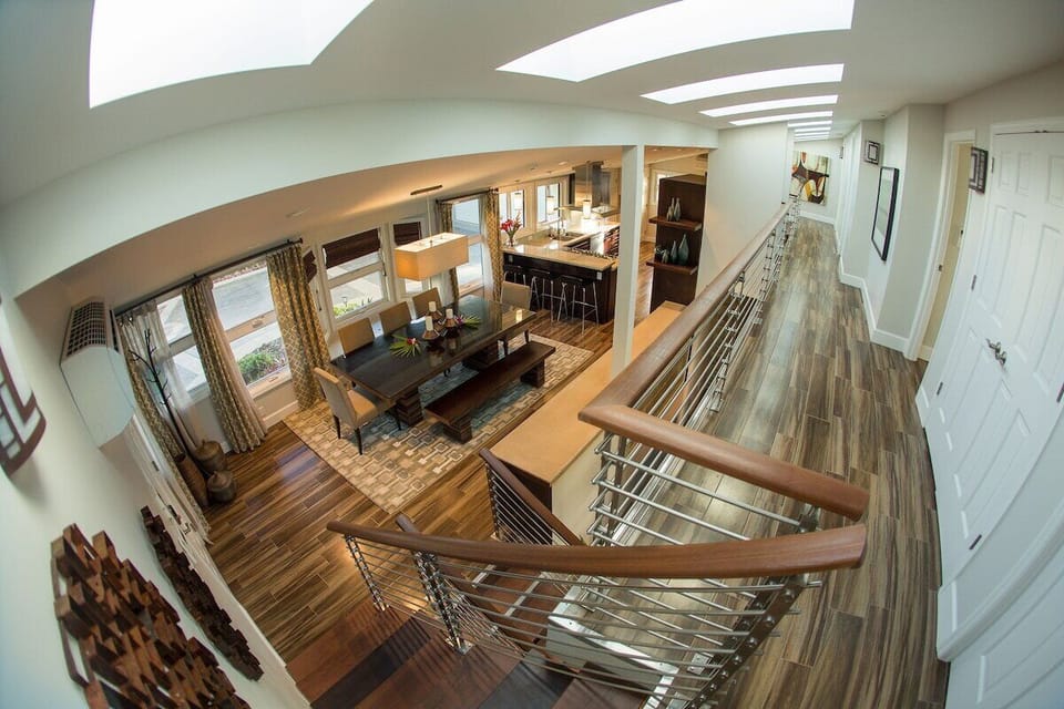 Birds eye view of the main level