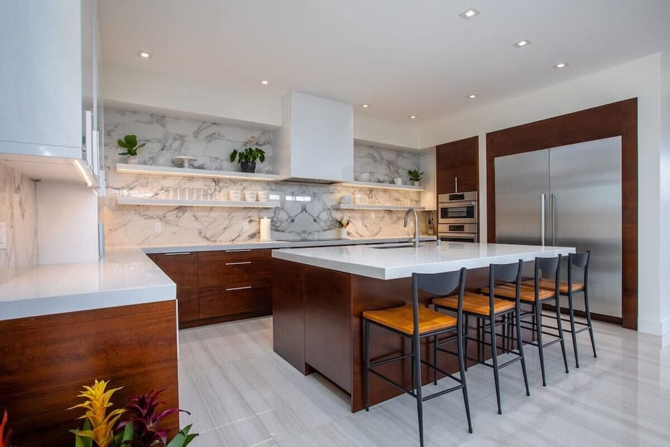 There is ample counter space to whip up a delicious meal before going out on adventures