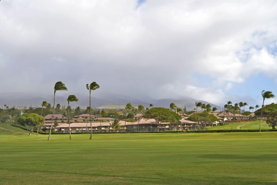 Looking back from the water to the Maui Eldorado