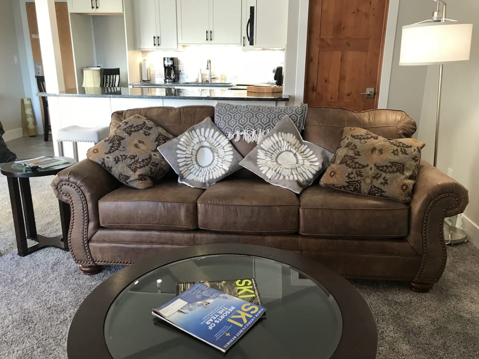 Queen sleeper sofa - extra single blow up mattress also available