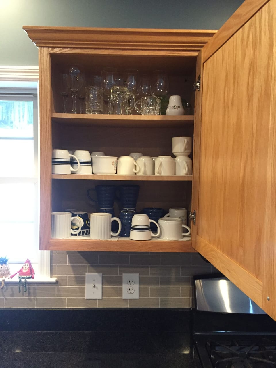 coffee cups and wine glasses
