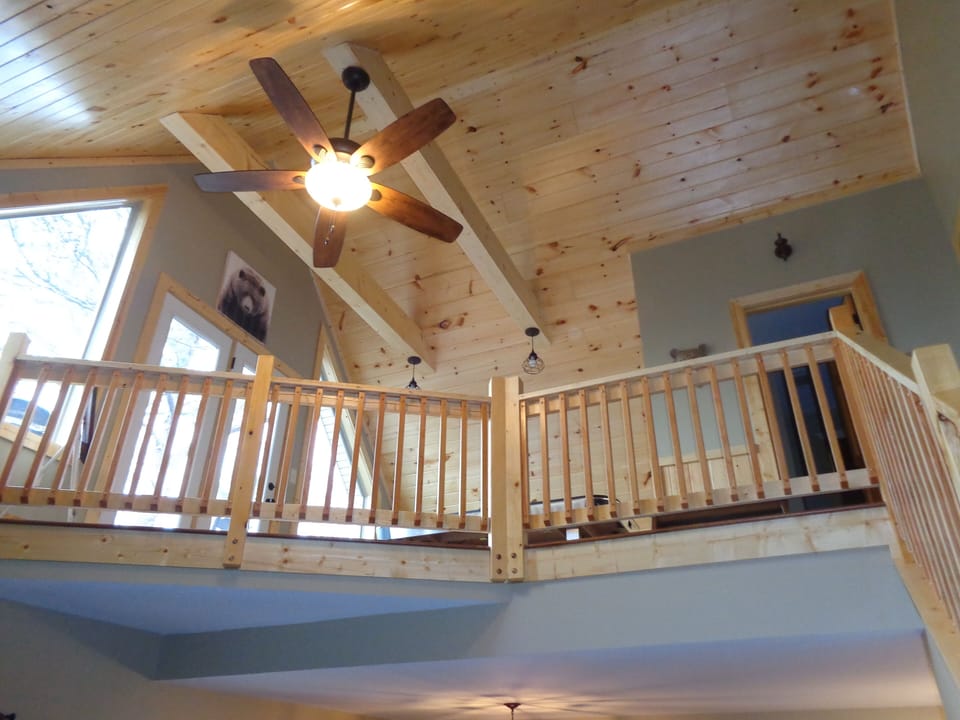 View of the 2nd floor from the 1st floor
