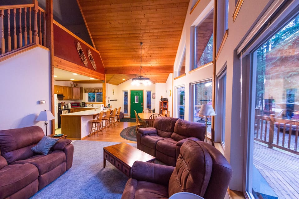 Plenty of dining space for 10.